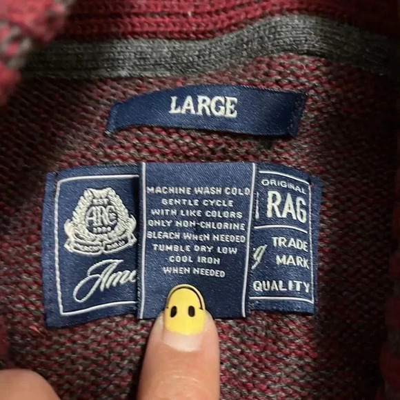 Mens Cotton Sweater - Picture 3 of 6